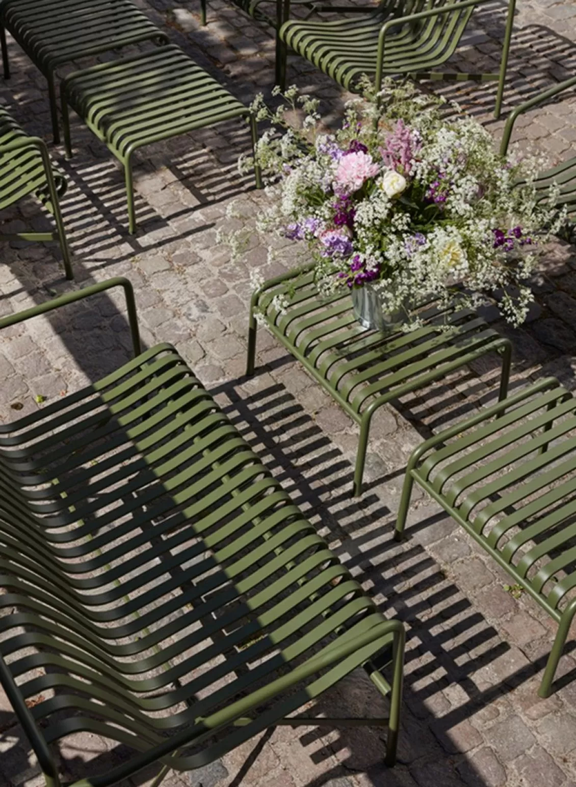SUSAN BIJL Palissade Ottoman, Olive - Hay Discount