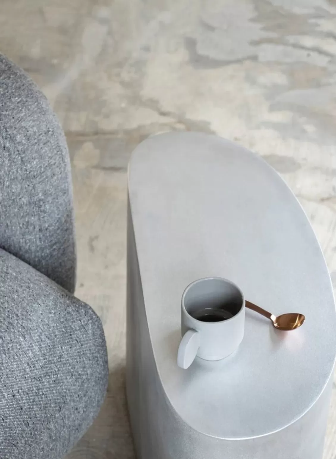 SUSAN BIJL Side Table, Aluminium - Destroyers Builders Cheap