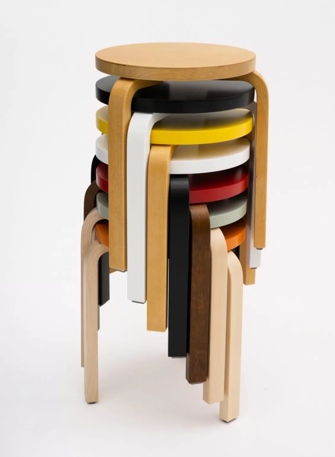 SUSAN BIJL Stool 60, Legs Honey, Seat Honey - Artek Discount