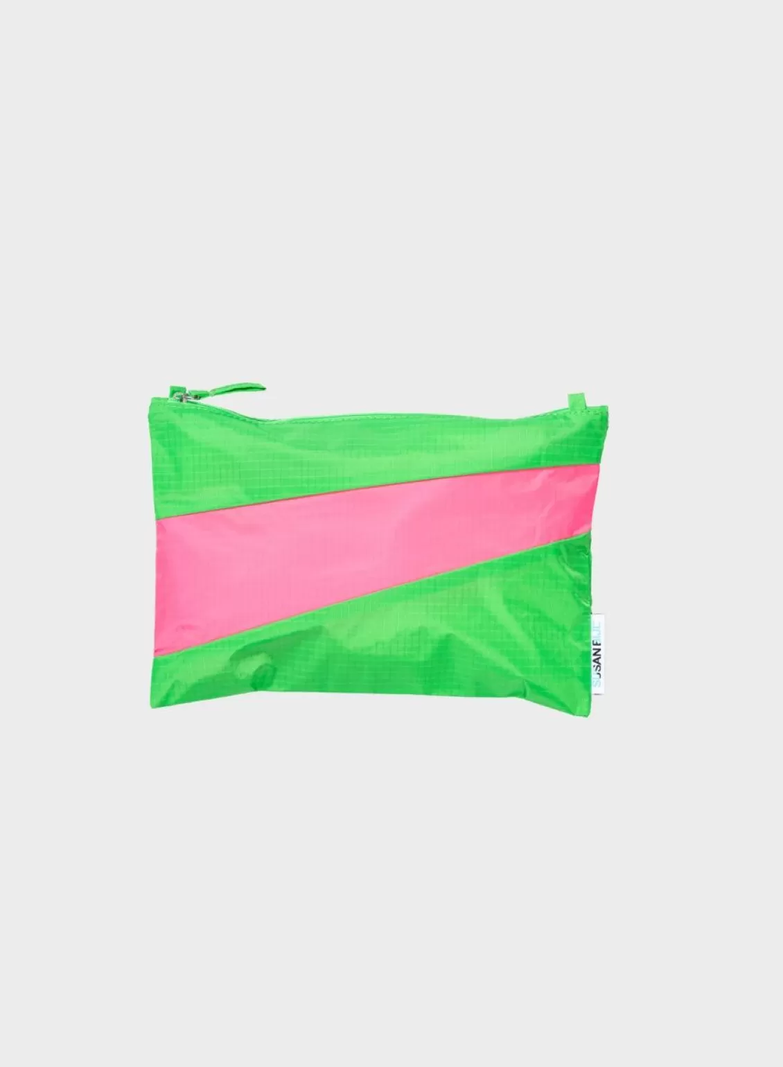 SUSAN BIJL The New Pouch Greenscreen & Fluo Pink Medium Online