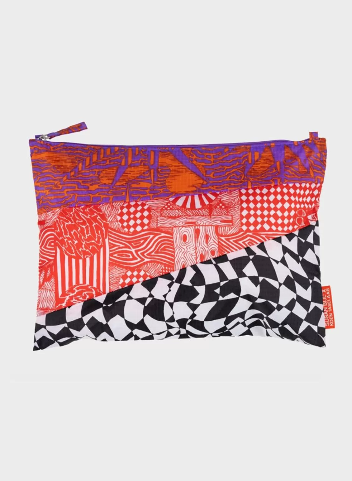 SUSAN BIJL The New Pouch Kiki Bouba Red Large Best Sale