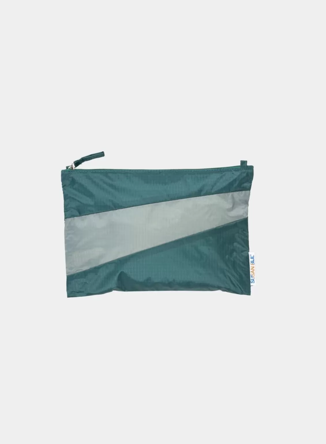 SUSAN BIJL The New Pouch Pine & Grey Medium Outlet