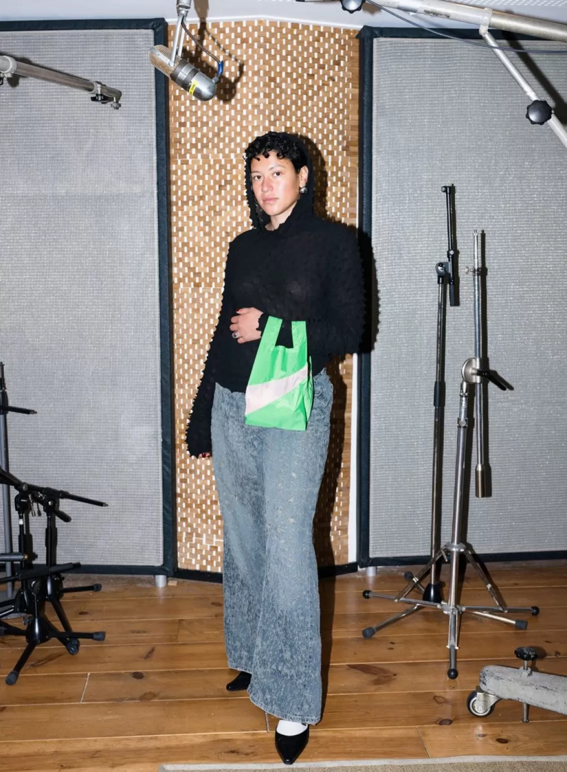 SUSAN BIJL The New Shopping Bag Greenscreen & Tone Small Shop