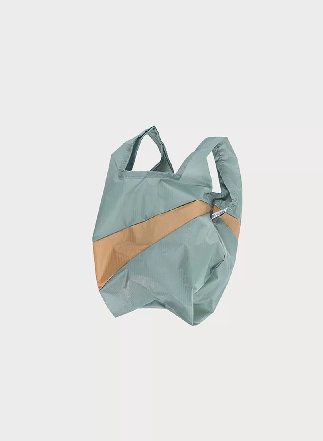 SUSAN BIJL The New Shopping Bag Grey & Camel Small Best