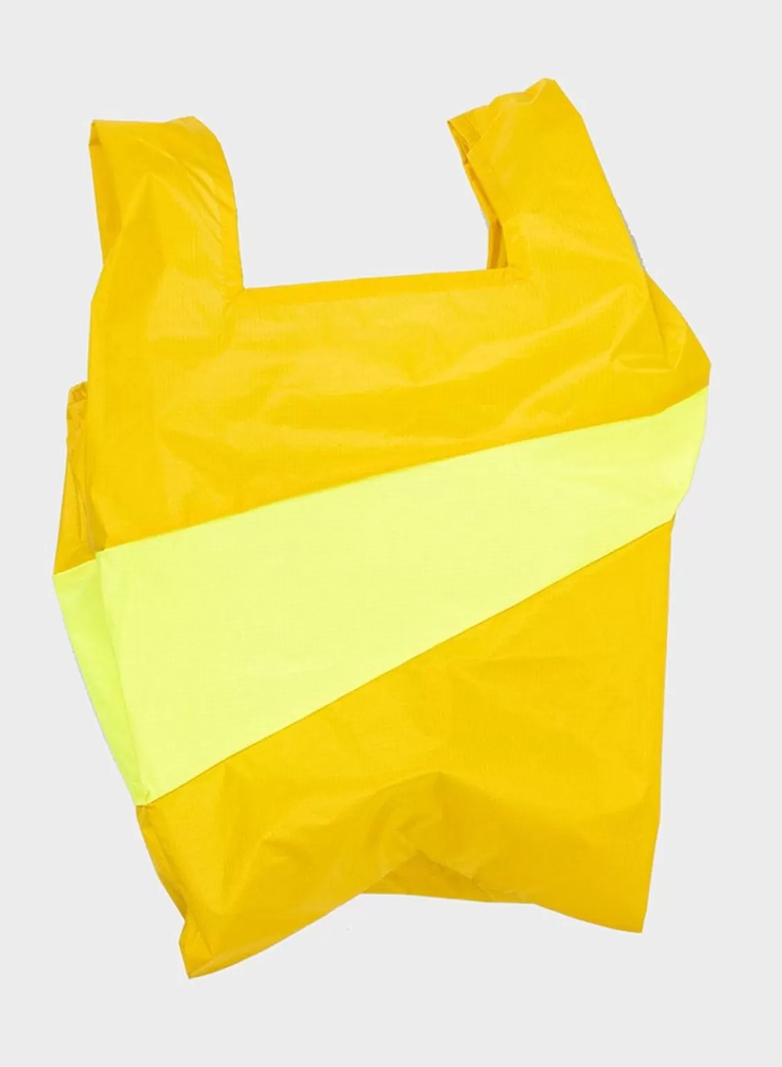 SUSAN BIJL The New Shopping Bag Helio & Fluo Yellow Large Sale
