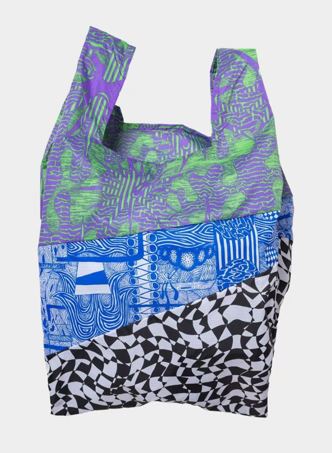 SUSAN BIJL The New Shopping Bag Kiki Bouba Blue Large Flash Sale