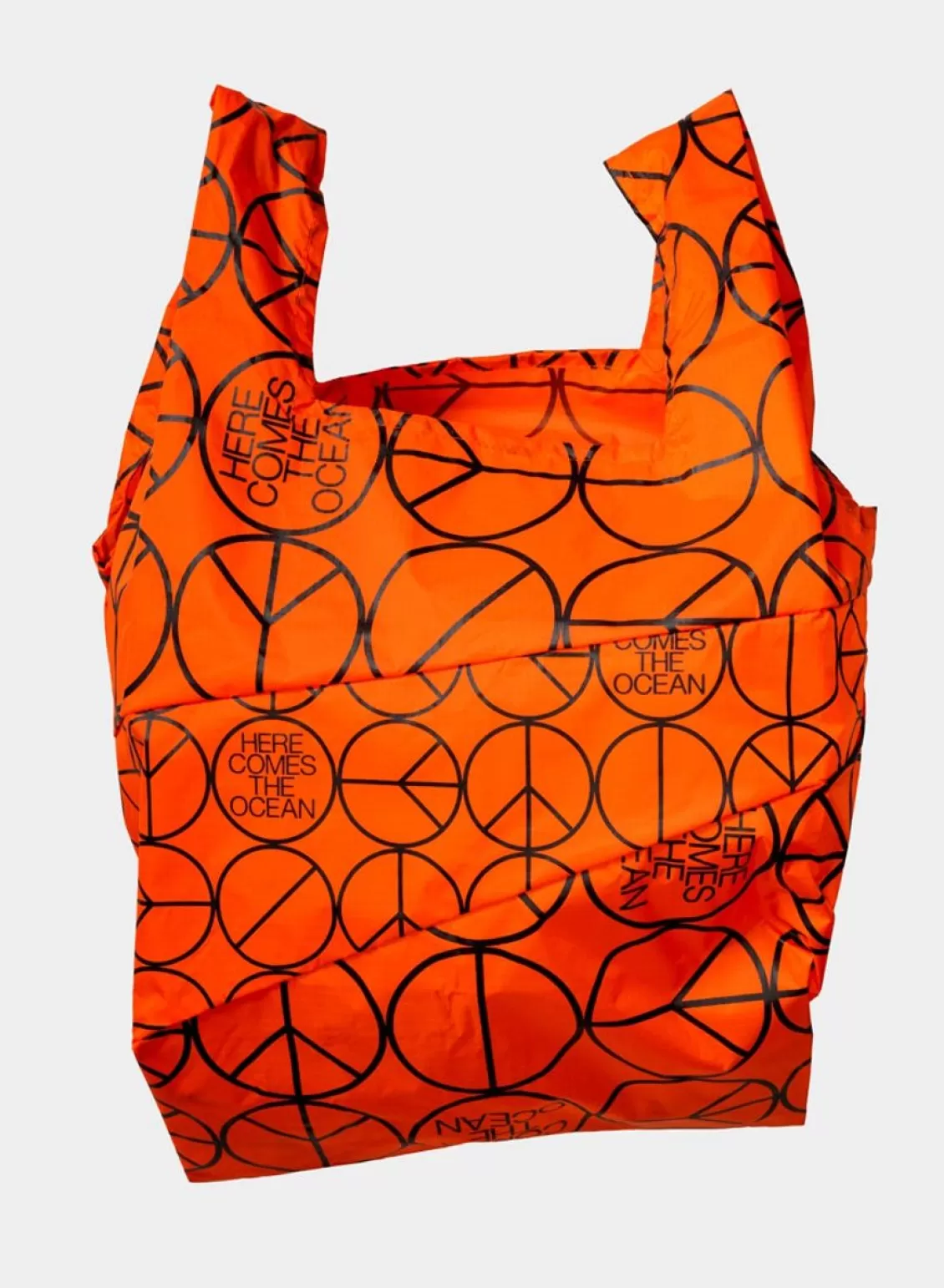 SUSAN BIJL The New Shopping Bag Peace Oranda Large Fashion