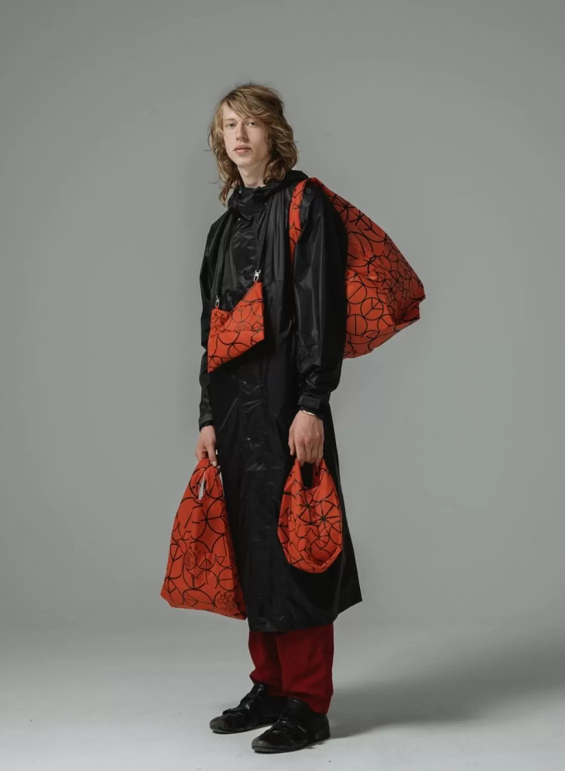SUSAN BIJL The New Shopping Bag Peace Oranda Medium Sale