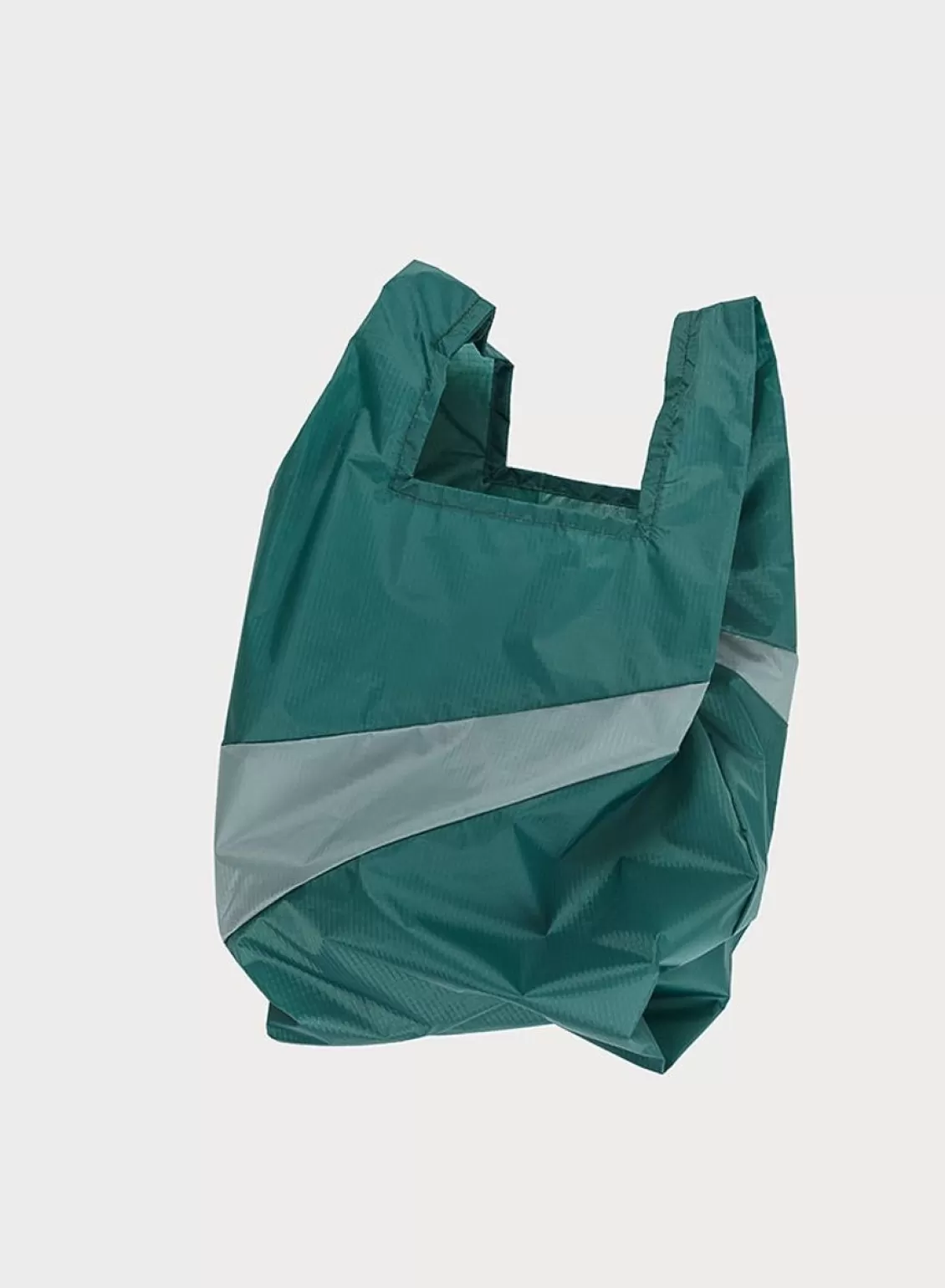 SUSAN BIJL The New Shopping Bag Pine & Grey Medium Clearance
