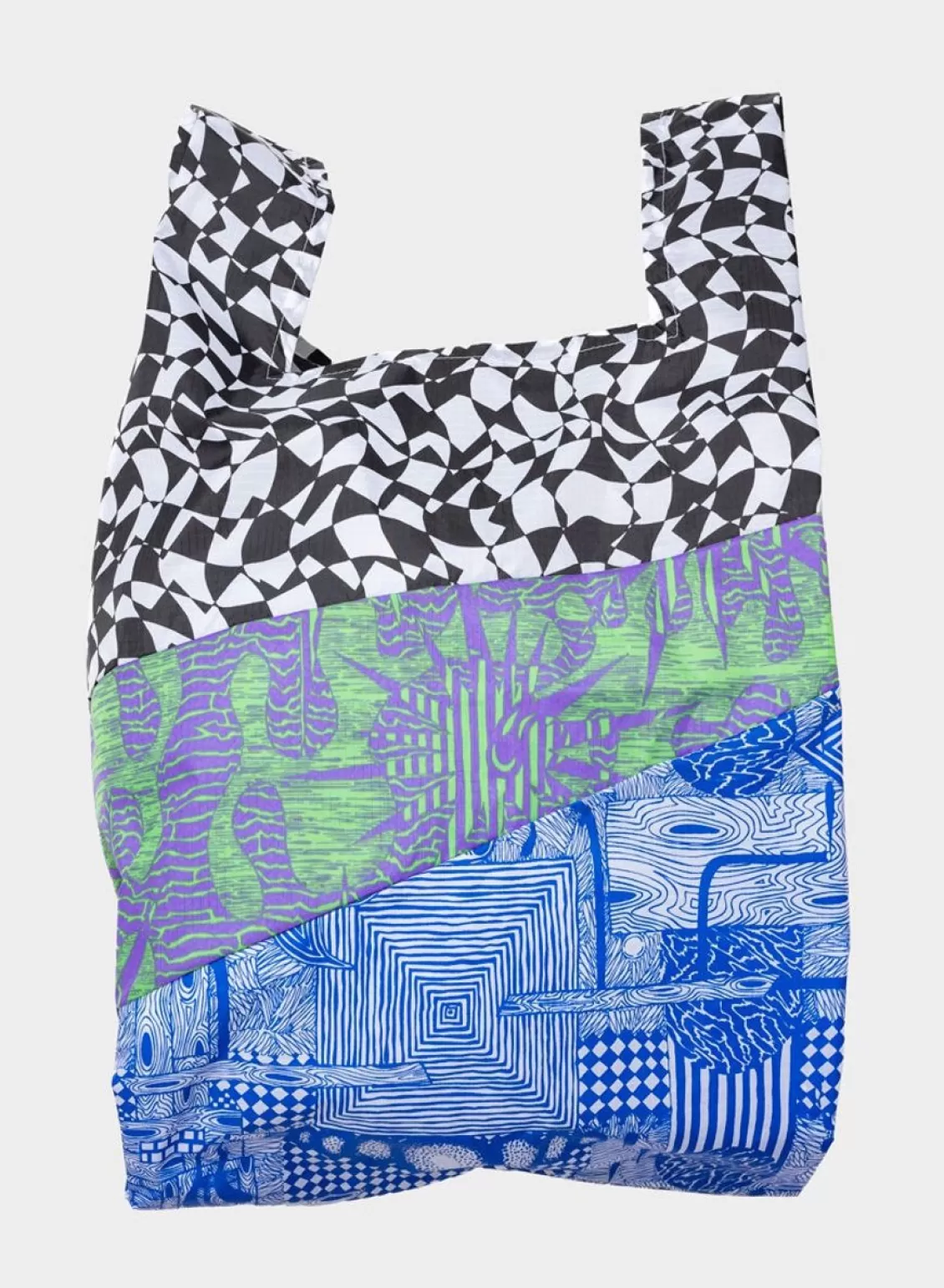 SUSAN BIJL The New Shopping Bag Terrazzo Taselaar Blue Large Store