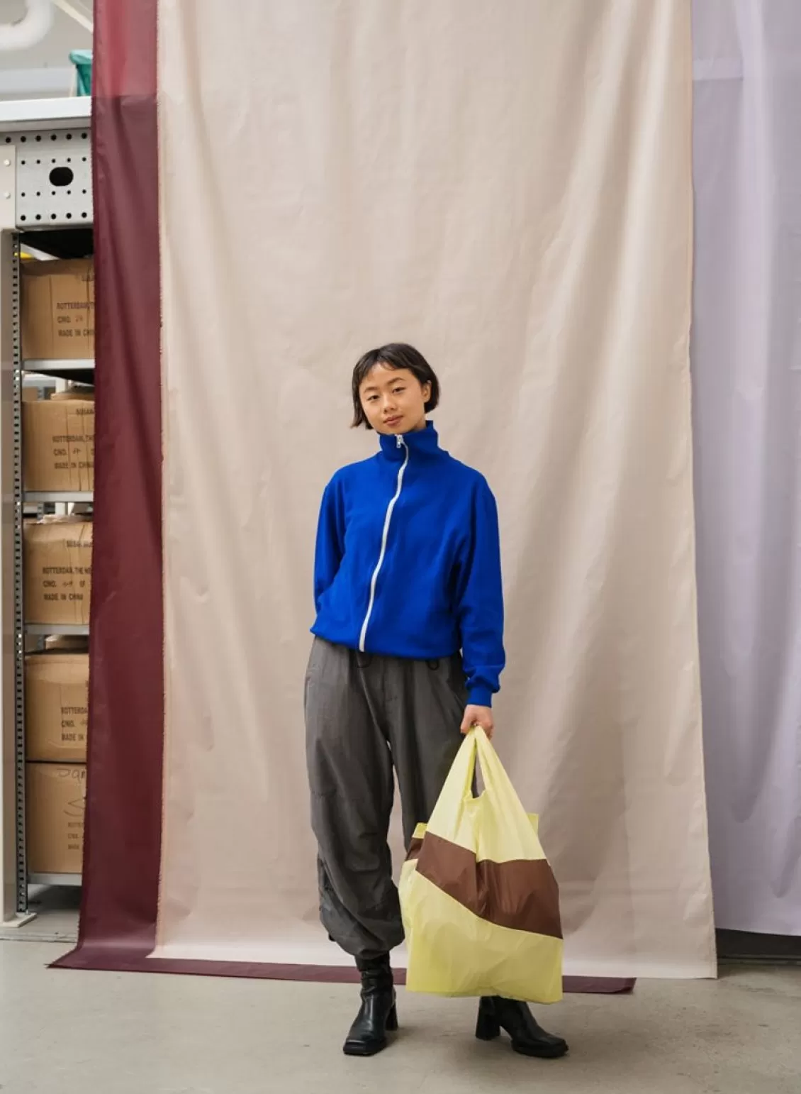 SUSAN BIJL The New Shopping Bagjoy & Brown Large Store